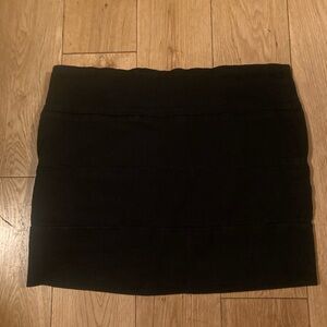 Current Elliott vintage 2014 collection black pencil mini skirt S